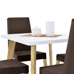 Set Comedor Tiza 4P Sillas Galicia Tela Chocolate 2 Set Comedor Tiza 4P Sillas Galicia Tela Chocolate